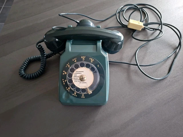 Téléphone à Cadran Vintage | Vecteur Premium