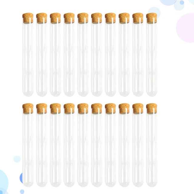 30 PCS Sample Tubes Ornament Container Glass Containers Scale