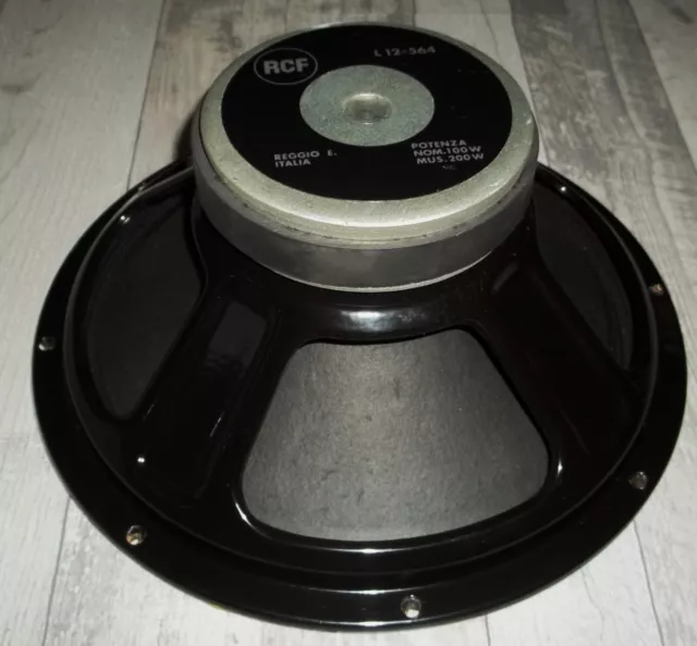 RCF L12-564  12" zoll Bass Lautsprecher 200 Watt 8 Ohm System Woofer Vintage!