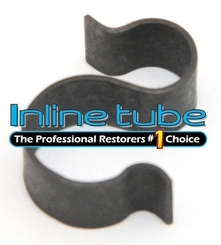 Factory Oem 3/8-1/4  Brake Fuel Line S Black Phosphate Clamp Clip