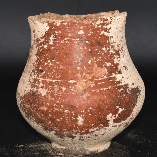 Large Ancient Mohenjo Daro Indus Valley Civilization Terracotta Clay Jar Pot