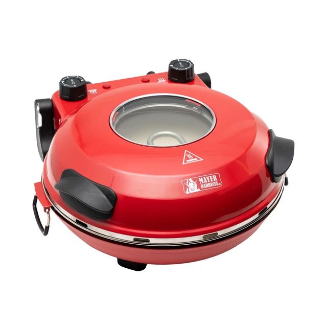 Pizzaofen Mini Pizza Ofen Backofen Minibackofen Pizzabackofen elektrisch Rot