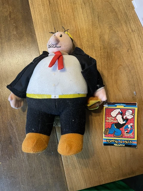 PLUSH WIMPY DOLL 2009 POPEYE KELLY TOY 9" Hamburger