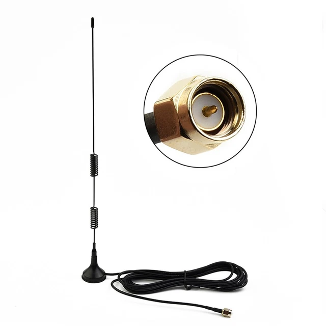 LONG RANGE DUAL Band VHF UHF Radio Antenna SMA Male 136174MHz 400470MHz ...