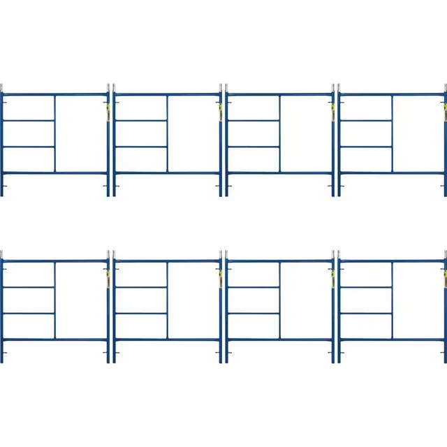 Saferstack 5 Ft. X 5 Ft. Steel Mason Scaffolding Frame, 8-Pack