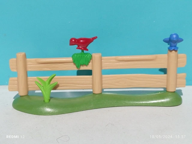 5 Figurines PLAYMOBIL Oiseaux Et Arbre - Thème Campagne/forêt - Occasion - Origine Allemagne