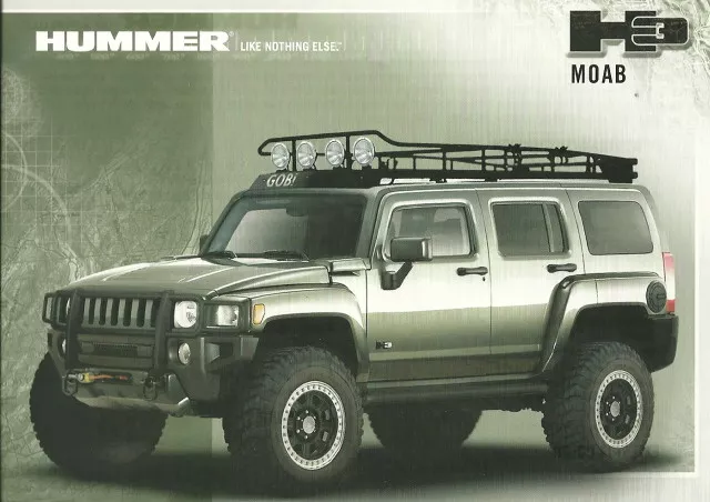 2009 Hummer H3 Moab SEMA Show Promo info card