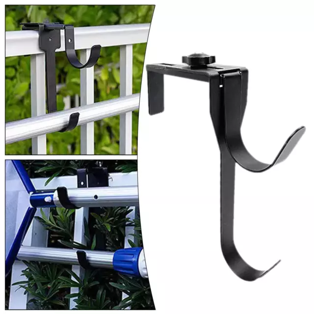 Swimming Pool Pole Hangers Iron Holder Set for Nets Brushes Telescopic Poles 1