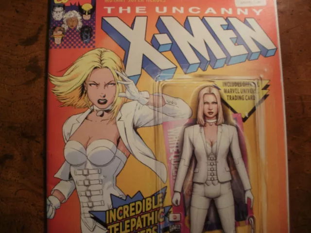 VF+ MARVEL Comic: THE UNCANNY X-MEN #600 (2016) Emma Frost Action Figure Variant