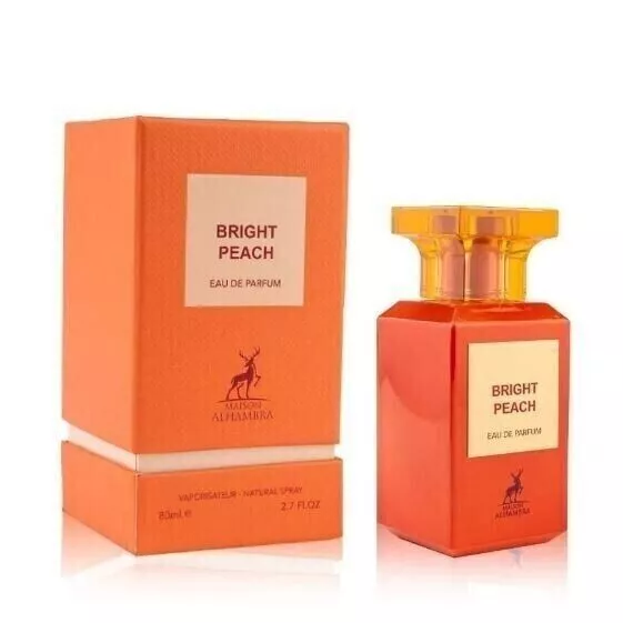 Perfume unisex Bright Peach EDP Perfume By Maison Alhambra 80 ML