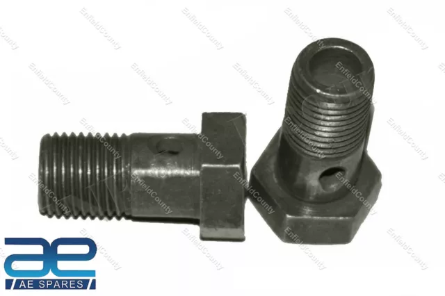 Par Tornillo Hueco 20mm Largo Acero Inoxidable Set 2 Piezas para Ford Tractor 2