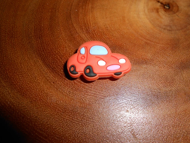 Shoe Charms For Crocs "Cars "  Orange Car