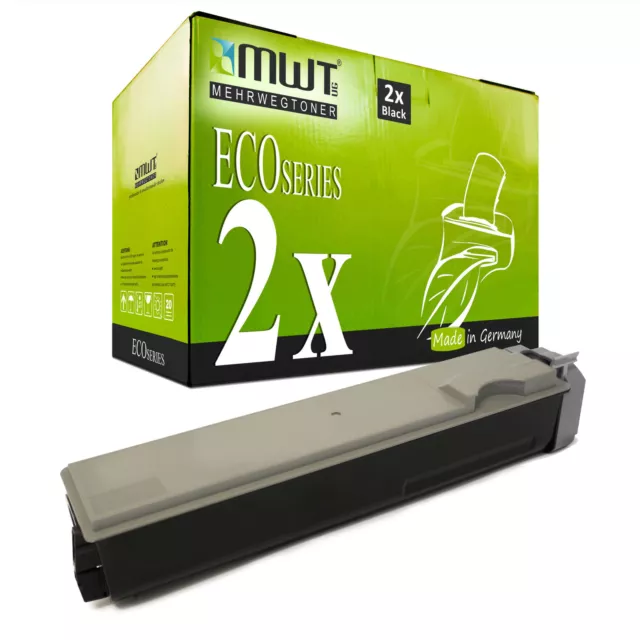 2x MWT Eco Cartuccia Black per Kyocera FS-C-5020-N FS-C-5030-N FS-C-5030-TN