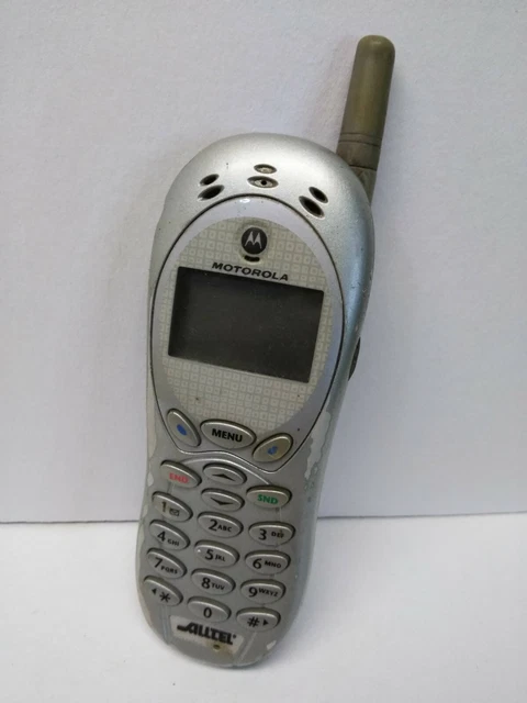 Motorola V Series V120E - Silver ALLTEL Cellular Phone W/ WORKING BATTERY & CASE