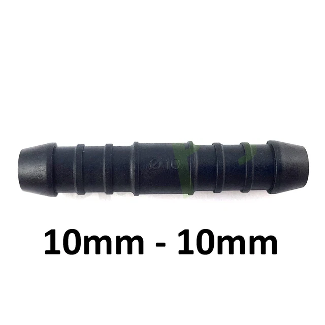 Straight Barbed 25mm - 22mm Connector Tubing Fitting Pipe Air Fuel Water Joiner
