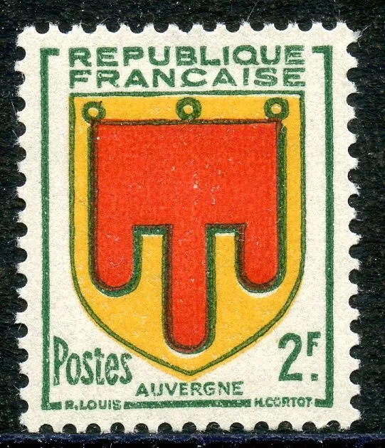 Timbre France Neuf N° 837 ** Blason Auvergne