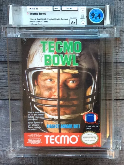 NES Nintendo TECMO BOWL NEW Sealed Wata 9.4 A+ NES Nintendo TECMO BOWL NEW Sealed Wata 9.4 A+