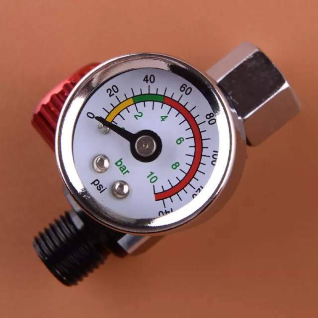 1x Air Regulator Pressure Gauge Compressor fit for Devilbiss Iwata 0-140 PSI