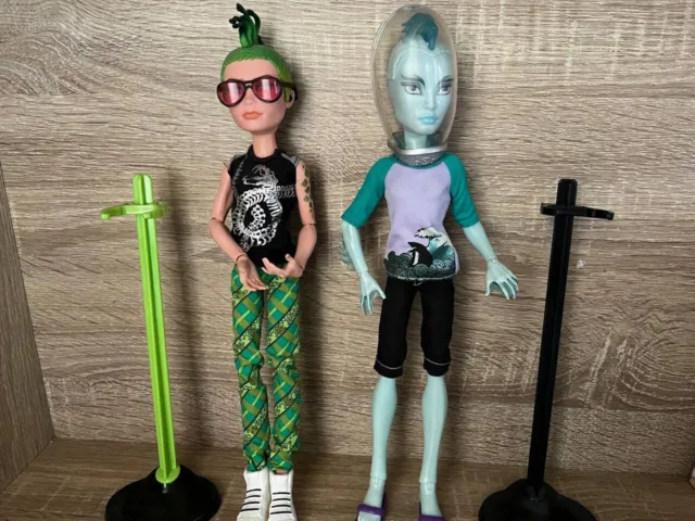 Monster High 2014 Deuce Gorgon & Gillington Gil Webber Doll Boy 2 Pack