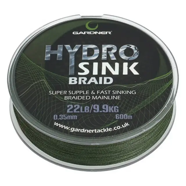 Gardner Tackle Hydro Sink Braided Mainline - Carp And Coarse Fishing Line