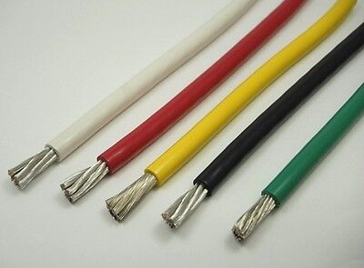 8 AWG Gauge Battery Cable Marine Grade Tinned Copper Wire Flexible Power