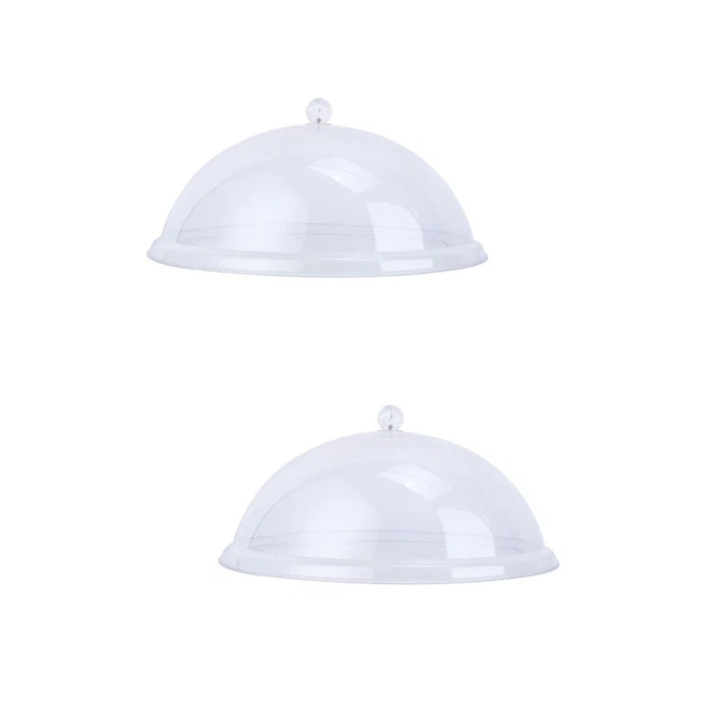 up clear food cover dome 2 Stück PC Acryl Lebensmittelabdeckung Zelt Transparent