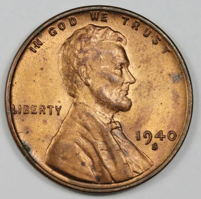 1940-s Lincoln Head Cent.  BU.  166101