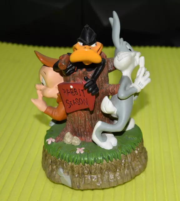 Seltene Warner Bros Looney Tunnes Spieluhr Figur Rabbit Season Bugs Bunny Alt