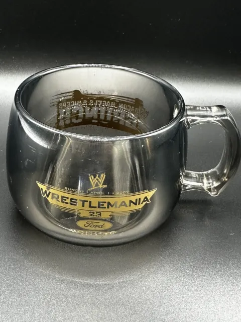 WWE WWF Rare Wrestling Wrestlemania 23 XXIII Cup Mug Souvenir Memorabilia Merch