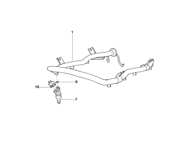 BMW GENUINE FUEL Injection Valve Injector E38/E39 Replacement Spare