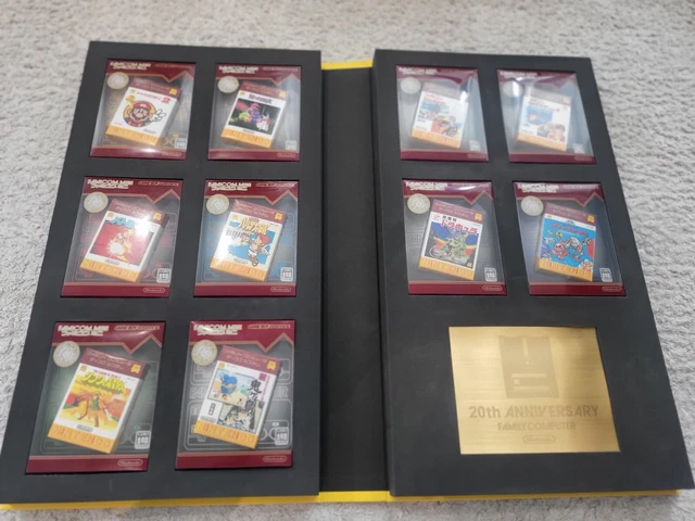 COFFRET Family Computer nes nintendo mini anniversary gba game boy advance 11