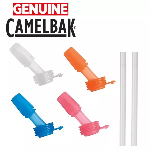 Camelbak Eddy+ Kids Bottle replacement Bite Valves + 12mm straws pack