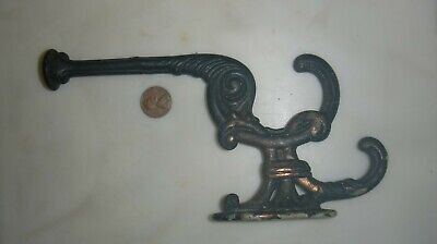 (2) PAIR OF Antique Victorian Cast Iron Coat and Hat Hook ( REAL)  SALVAGED