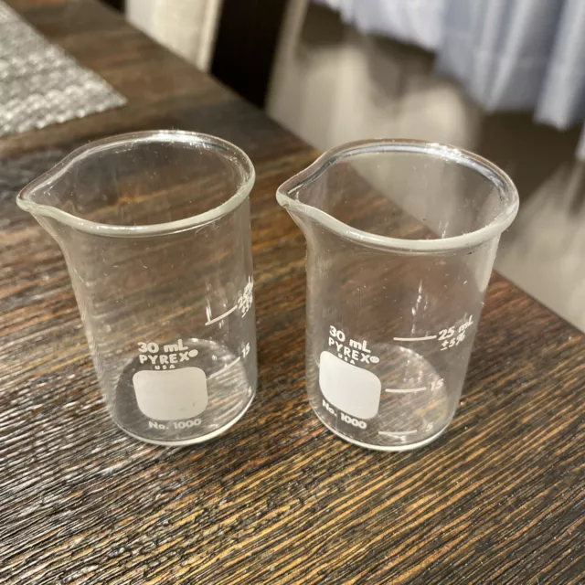 Pyrex Vista 30 ml Griffin Beaker Set of 2.