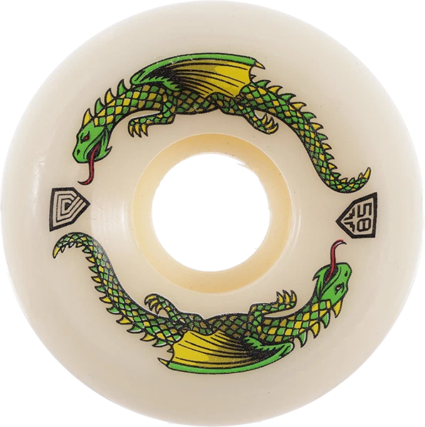 POWELL PERALTA DF RAT BONES II 58/33mm 93a OFF WHITE WHEELS SET