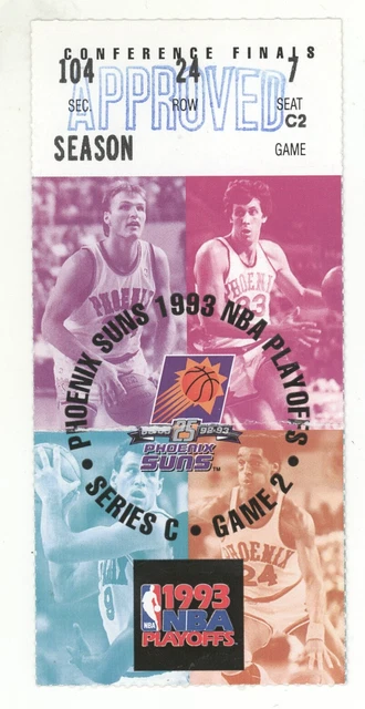 SEATTLE SONICS Phoenix Suns WC Finals 5/26/94 Ticket Stub