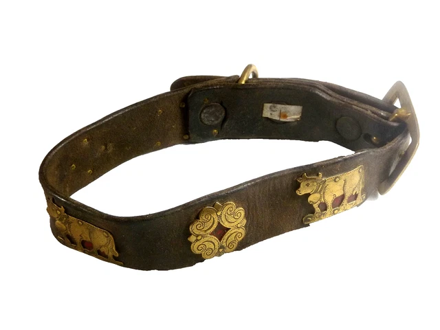 Collier Vintage En Pâte De Verre Signé Marc Labat - Années 1980/1990, Couleur Rose Et Cognac