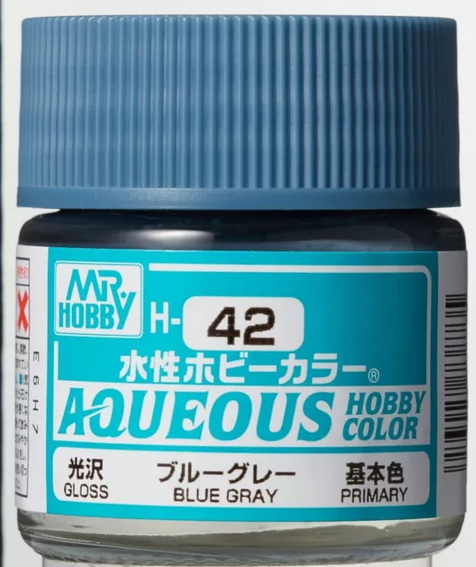 (X) Mr Hobby - Gunze H-042 - Aqueous Hobby Colors (10ML) Azul Gris