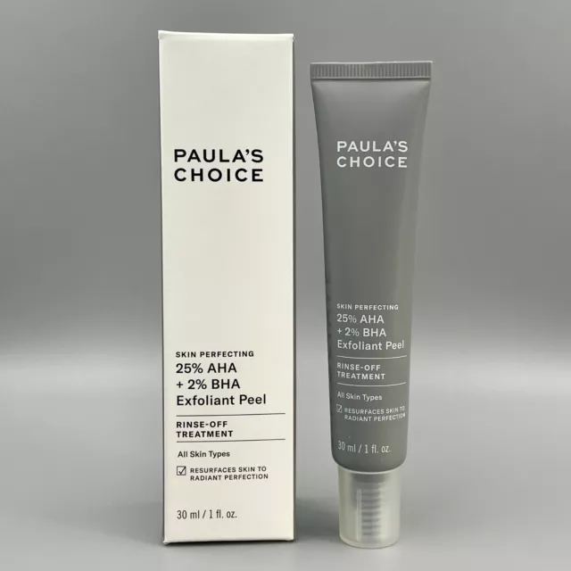 30 ml Paulas Choice 25 % AHA + 2 % BHA Exfoliating Peel Peeling Maske