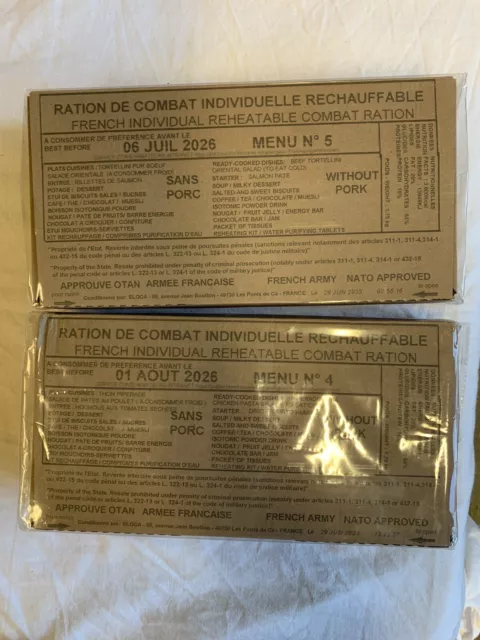 ration 24h  armée française