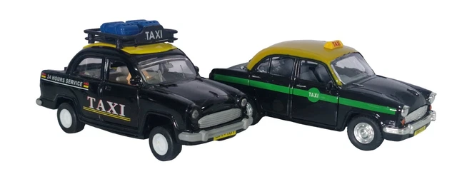 Green & Black Auto Rickshaw (Tuk Tuk) India Taxi Toy Car - 1:6 Scale, Plastic, Sealed 11 thumbnail image
