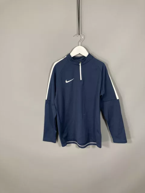 NIKE 1/4 ZIP Track Top - Age 12-13yrs - Blue - Great Condition - Boy’s