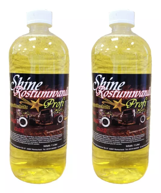 2x 1 L Rostumwandler ROSTLÖSER Entroster Rostentferner Rostschutz