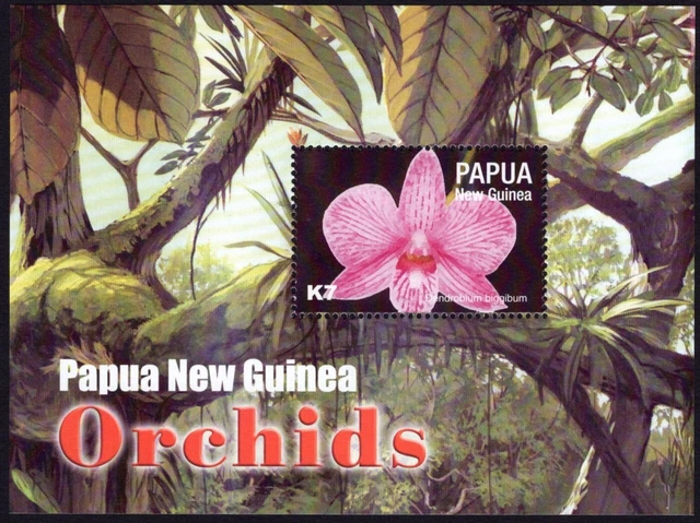 2004 PNG PAPUA NEW GUINEA Orchids Of PNG K7 Mini Sheet MNH Clean 