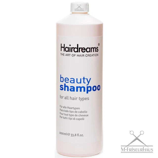 Shampooing Nettoyant Profond Hairdreams Pour Extensions De Cheveux - Flacon 1000ml Avec Pompe - Neuf