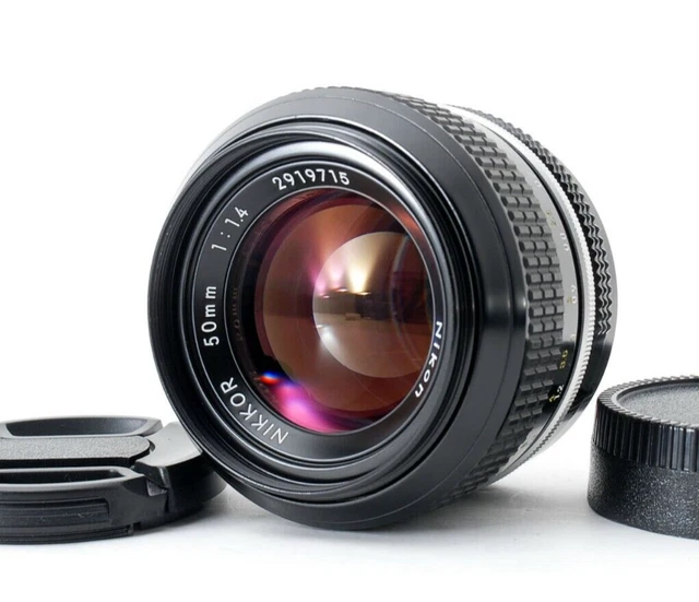 " Mint " Nikon Nikkor 50mm f/1.4 Standard Non-Ai  MF Lens F Mout From Japan #125