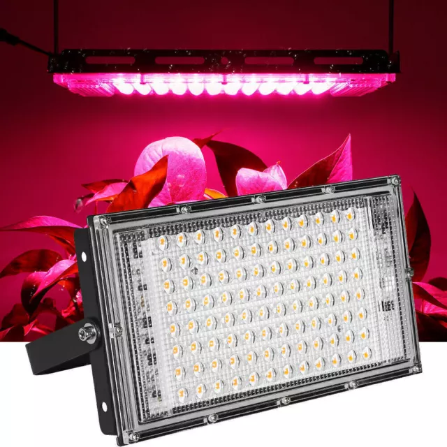 50W 100W LED Grow Light Lamp Pflanzenlampe Pflanzenwachstumslampe Vollspektrum