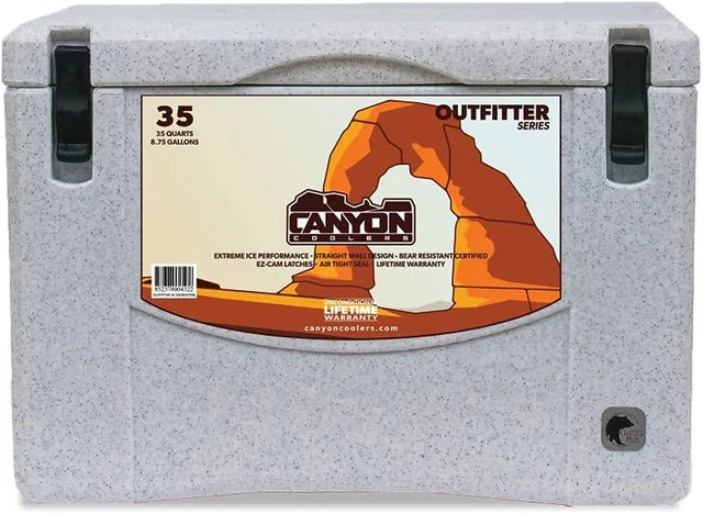 Outfitter 35 Rotomolded Cooler White Marble