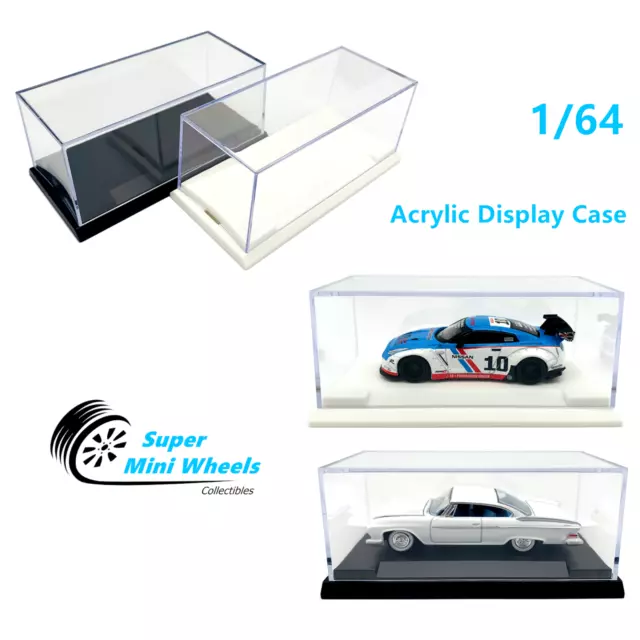 Collectible Acrylic Display Case w. LED lights for 1/18 Scale Diecast Model  car