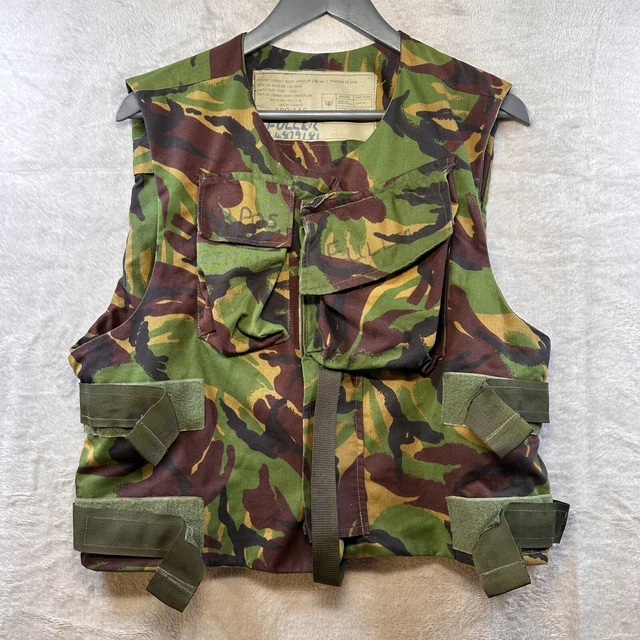 BRITISH ARMY SURPLUS WOODLAND DPM BODY ARMOUR OVER COVER VEST JACKET ISSUED BRITISH ARMY SURPLUS WOODLAND DPM BODY ARMOUR OVER COVER VEST JACKET ISSUED